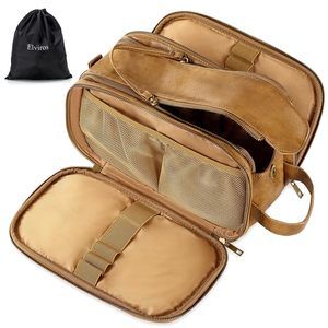 Toiletry Bag For Men, Large Travel Shaving Dopp Kit Water-resistant Bathroom😌